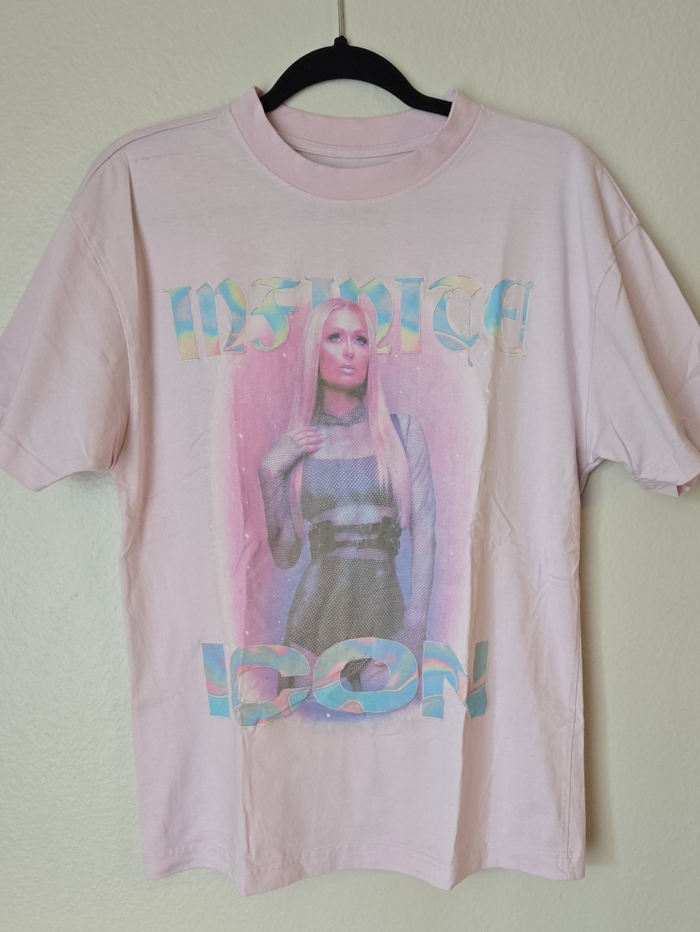 Paris Hilton Icon Graphic T Shirt Pink XS 9-6-24 Event Tee Y2K